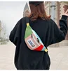 New Japanese Canvas Cartoon Crayon Shinchan Shoulder Bag Cute Boys& Girls Belt Bags Children's Tide Anime Backpack 8-11 Years 2