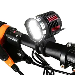 Водостойкий 6000LM 3x XM-L2 светодиодный передний велосипедный фонарь 4 переключатель режимы для велосипеда Факел только лампа без батареи