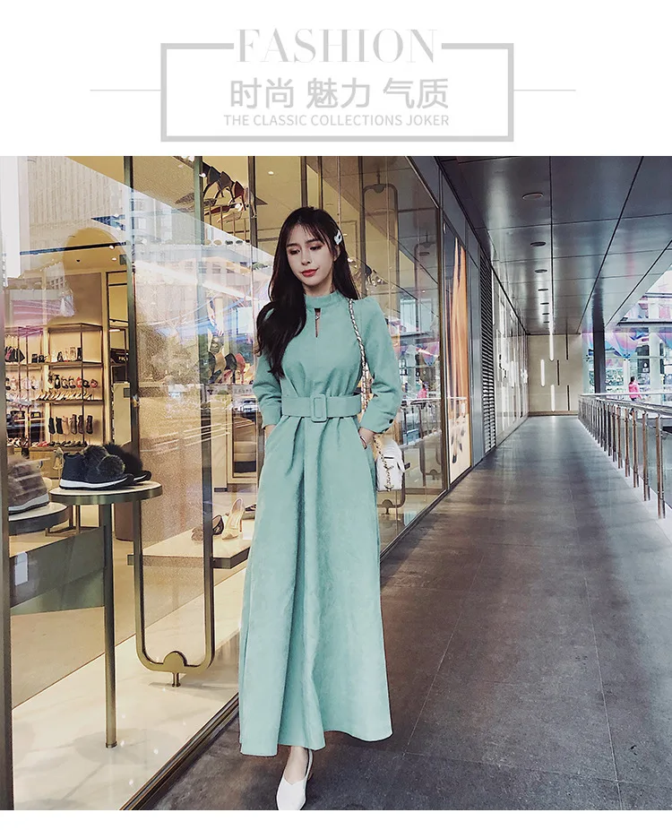 Холодное женское платье Platycodon Grandiflorum Юбка Ретро Hong Kong юбка вельветовое платье богиня Высокая холодная веер элегантное Ло