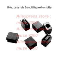 1 отверстие, светодиодный светильник, держатель, основание, лампа-подставка, кубовидная печатная плата, светодиодный, пайка, позиция, холдинг, нейлон, пластик, электронный СВЕТОДИОДНЫЙ знак магазина