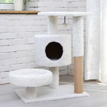 

Dwarf Cat Climbing Frame Shelf Paradise Ladder Vertical Type Play with Cat Cattery Toy Cat Scratch Trees Cat Climbing Trees Scra
