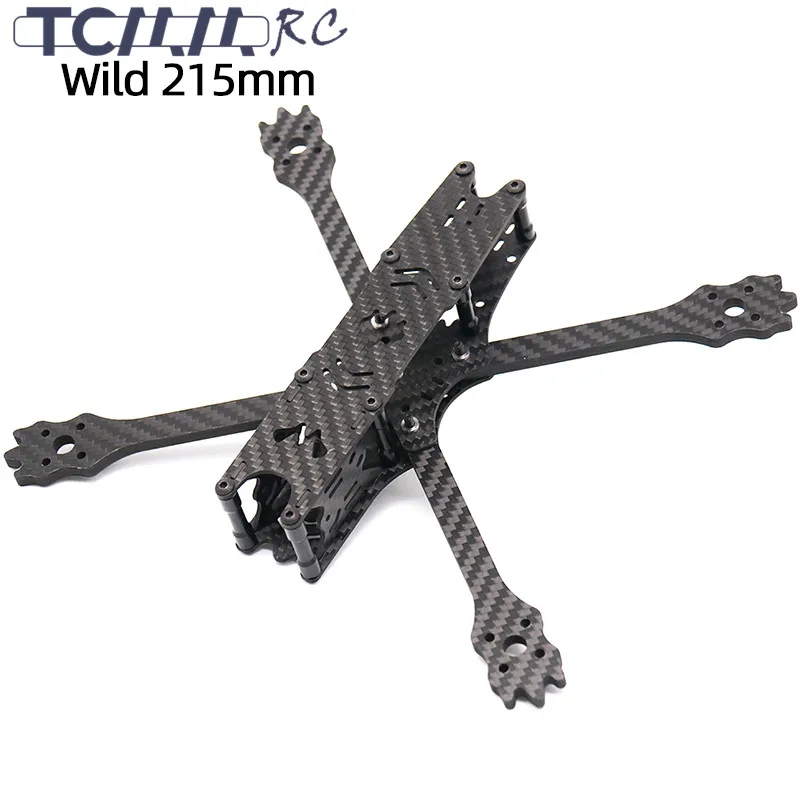 

TCMMRC 5 inch FPV Drone Frame Wild 215 215mm fpv frame 5mm Arm Carbon Fiber for FPV Racing Drone Frame Kit