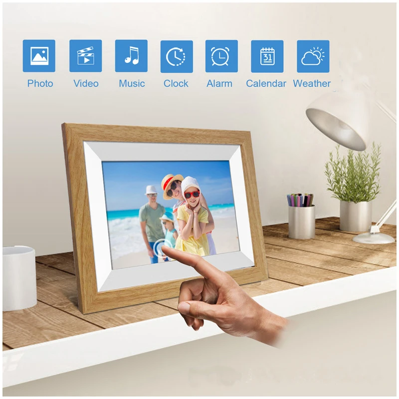 10.1 Inch Wifi Cloud Digital Photo Frame Ios Android App Remote Digital