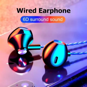 

Wired Earphones Earbuds earphones 3.5mm In Ear Earphone Earpiece With Mic Stereo Headset For Samsung S6 Xiaomi Phone Computer