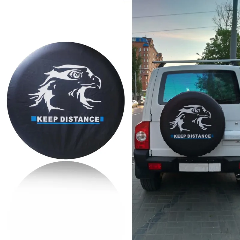 Защитный чехол для автомобильного колеса кожаный из ПВХ запасных колес 14/15/16/17