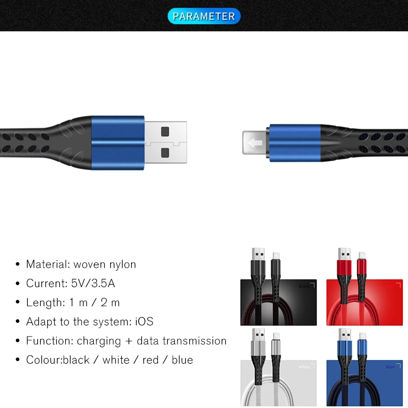 3.5A кабель для быстрой зарядки для type-C Micro USB кабель для iPhone для iOS Android Быстрая зарядка передачи данных кабель type-C устройства