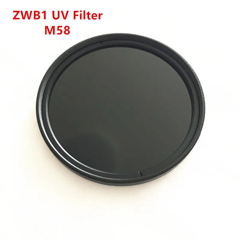 58 мм 312nm УФ фильтром нижних частот ZWB1 UG11 U-340 черного ультрафиолетового Стекло
