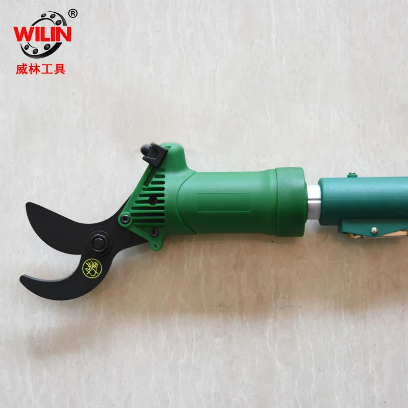 Telescopic longhandled pneumatic pruning shear long reach highpruning