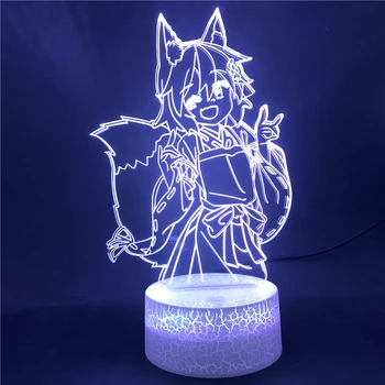 

LED Night Light Bluetooth Base Inuyasha The Japanese Anime Bright Base Best SellingBirthday Colorful with Remote Bedroom Decor