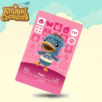 

131 Pate Animal Crossing Card Amiibo Cards Work for Switch NS 3DS Games
