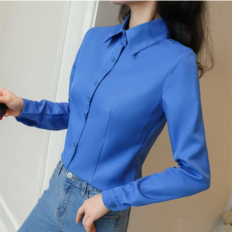 

Japanese Fashion Chiffon Women Blouses Office Lady Shirt and Blouse Plus Size XXXL Autumn Long Sleeve Womens Tops and Blouses
