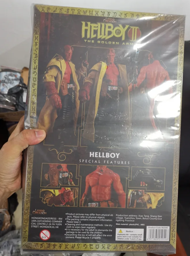 Горячая игрушка Hellboy Devil HT 1/12 масштаб Goloden армия ПВХ фигурка модель игрушки
