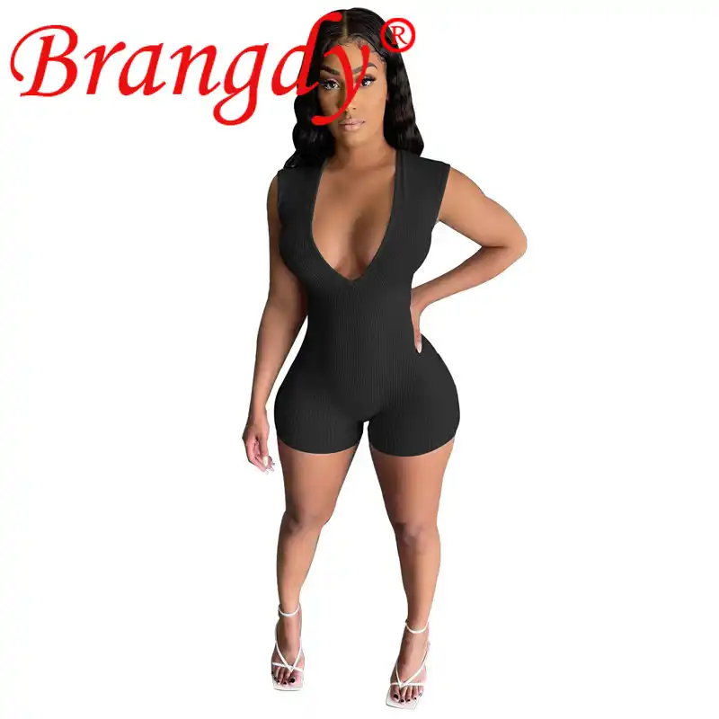 バルク卸売セクシーな女性ロンパース遊び着夏の服ワンピースボディーファッション6500 Aliexpress