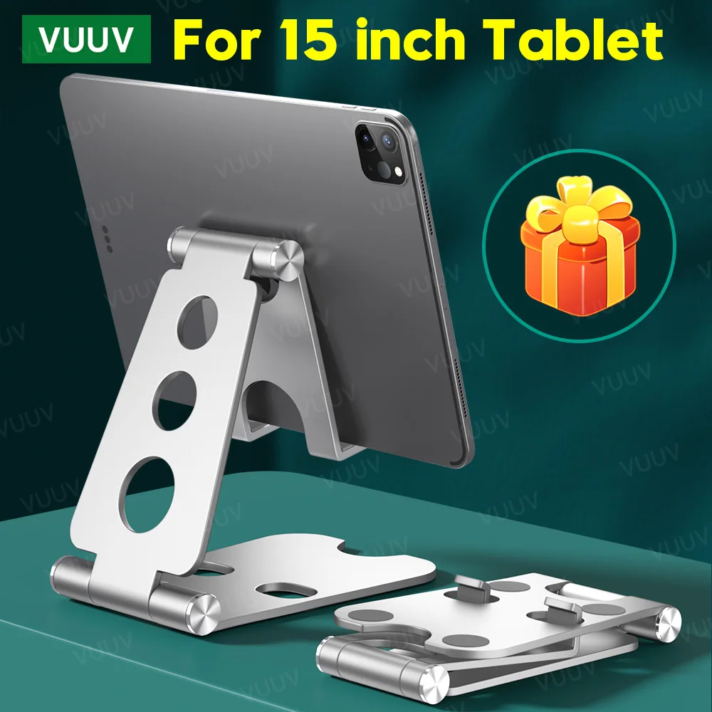 Tablet Holder For iPad Pro 11 12.9 inches Metal Adjustable Folding Stand Phone Samsung Xiaowei Huawei Soporte | Компьютеры и офис