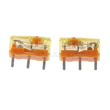 2pc ttc dustproof ouro mouse micro interruptor botão contator ouro 30 milhões de transporte da gota