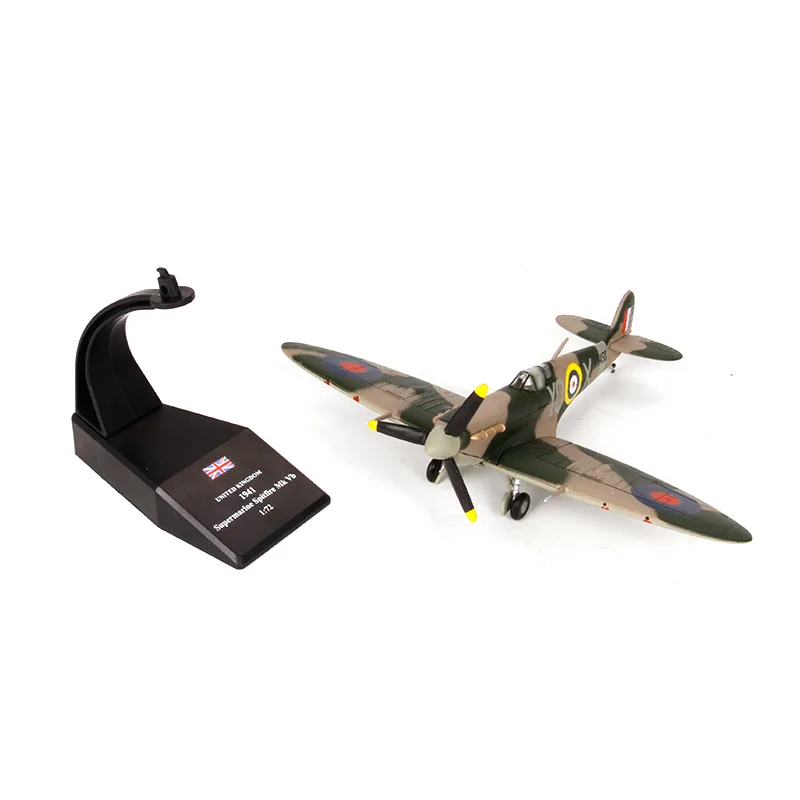 Terebo 1: 72 Spitfire Fighter модель Второй мировой войны модель самолета из сплава моделирование военные украшения коллекция подарок
