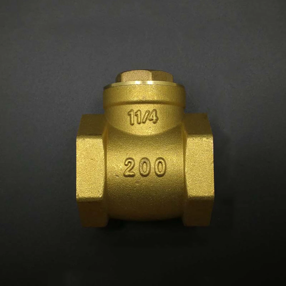 DN32 G1 1/4 &quotBSPP Женский латунный обратный клапан|swing check valve|check valvevalve one way |