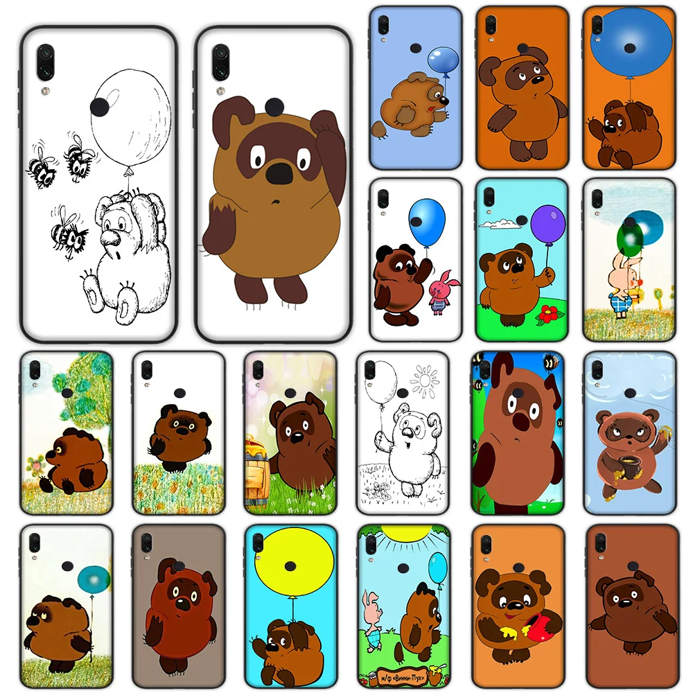 

Winnie Pooh Soft Case for Xiaomi Redmi Note 4 4X 6 7 Pro 5 Plus 5A 6A Go S2 Cover