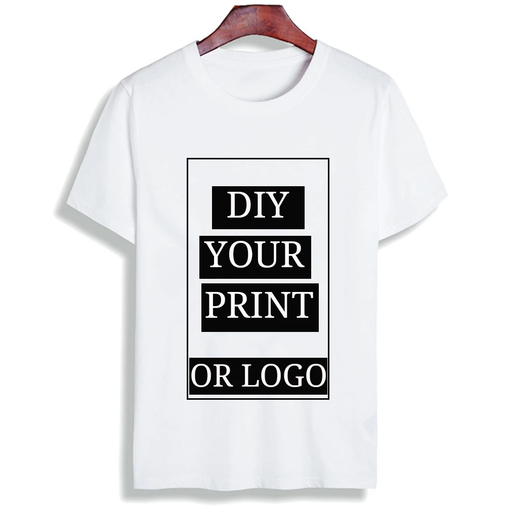 

2019 summer new DIY cotton t shirt casual korean style Print shirts short sleeve O neck white black joker fashion Graphic Tees