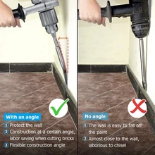 SDS плюс плитка долото Ширина 75 мм Длина 165 мм угол 15 долото из цементированного карбида профессиональный слесарный инструмент