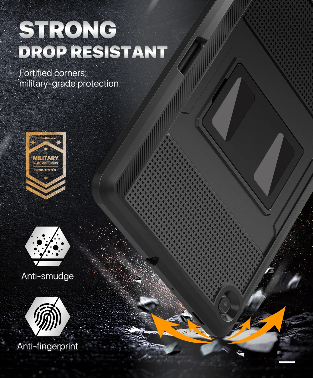 Capa Híbrida Resistente a Choque de Corpo Inteiro com Protetor de Tela e Pecil Capa para Samsung Galaxy Tab s6 Lite 10.4 2023 - Imagem 2