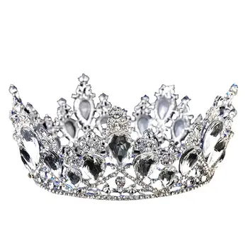 

Vintage Crystal Crown for Women Wedding Bridal Tiara Flower Crown High Quality and Brand New