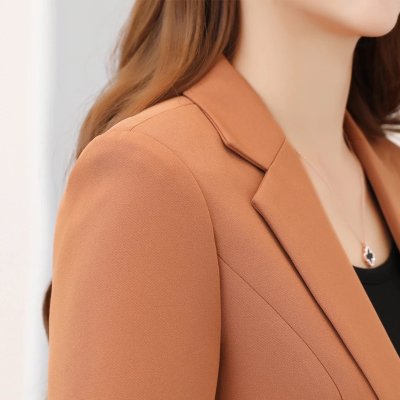 vrouwen kleine pak jas lange sectie lente en herfst leisure nieuwe Slim jasje Professional vrouwen wilde mode