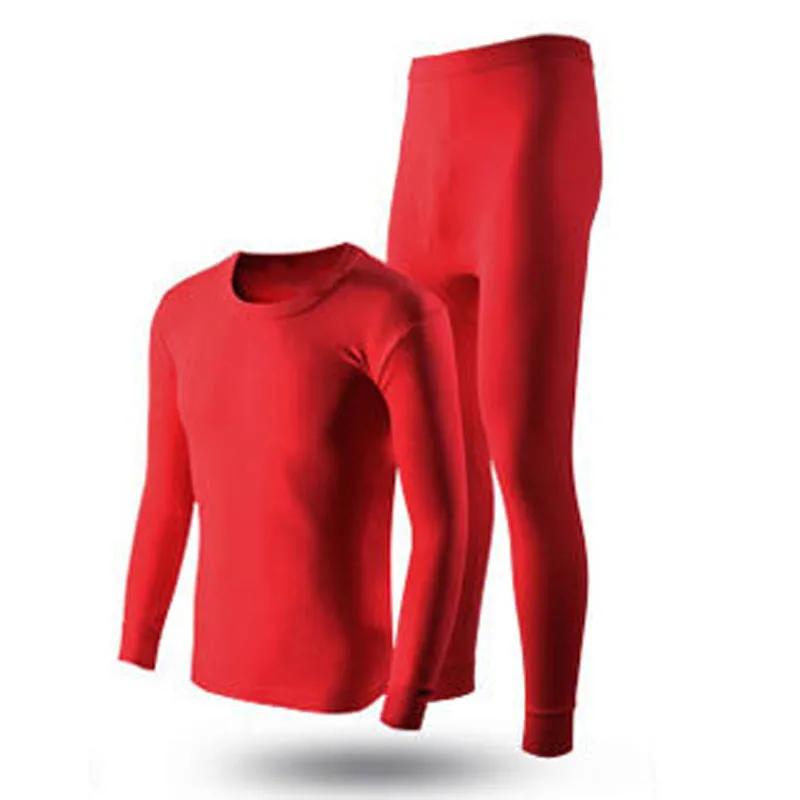 Red with pants Плюс размер кальсоны с брюками 5XL 6XL 7XL бюст 140 см флис теплые кальсоны для мужчин 4 цвета - Цвет: Red with pants