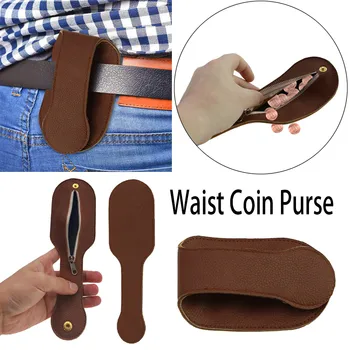 

100% Genuine Leather Racket Sap Big Capacity Coin Purse Defense Multi Function Jacksap Edc Coin Bag #T1P