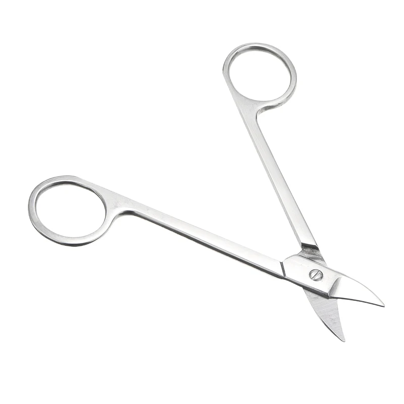 Beauty Curved Cuticle Scissors Small Toenail Cutting Shear Nail Art Trimmer