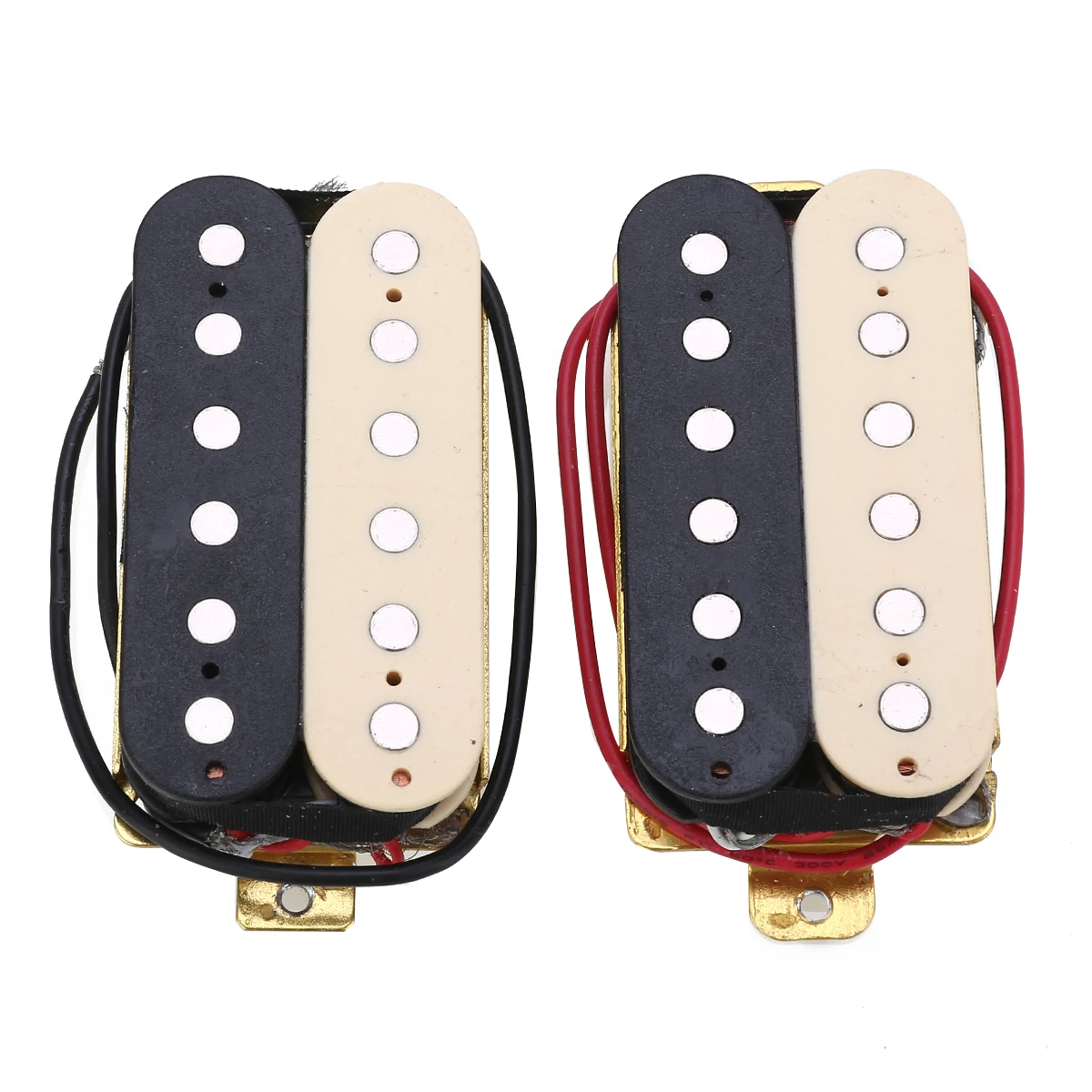 

2pcs/set Guitar Pickup 5 Magnet Copper-Nickel Base Guitar Parts Accessories with Screws Tools Set