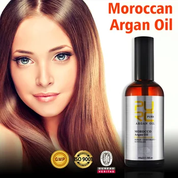 

2020 PURC Organic argan essence oil for hair growth more smoothing and shiny first choose