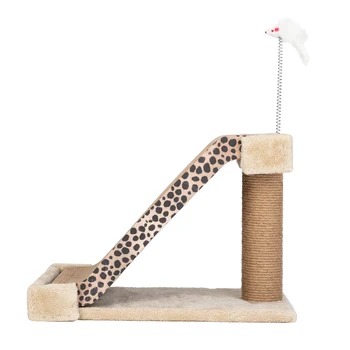 

Cat Climbing Tree Cat Scratch Board Two-in-One Leopard Mark with Catnip