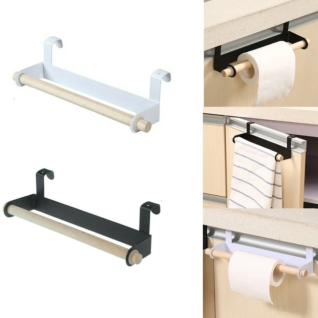 Wooden wall mounted paper towel holder Roll paper retro vertical paper  towel holder Convenient toilet Nordic holder - AliExpress