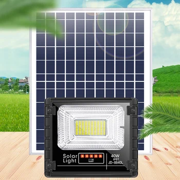 

40W 60W LED Solar Flood Outdoor Light Waterproof Garden Yard Street Lamp Remote Control
