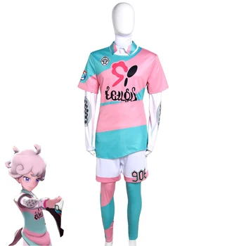 

Game Pokemon Sword Shield Bede Cosplay Costume Battle Suit Casual Wear Sport Outfits Halloween Carnival Uniforms Custom Made