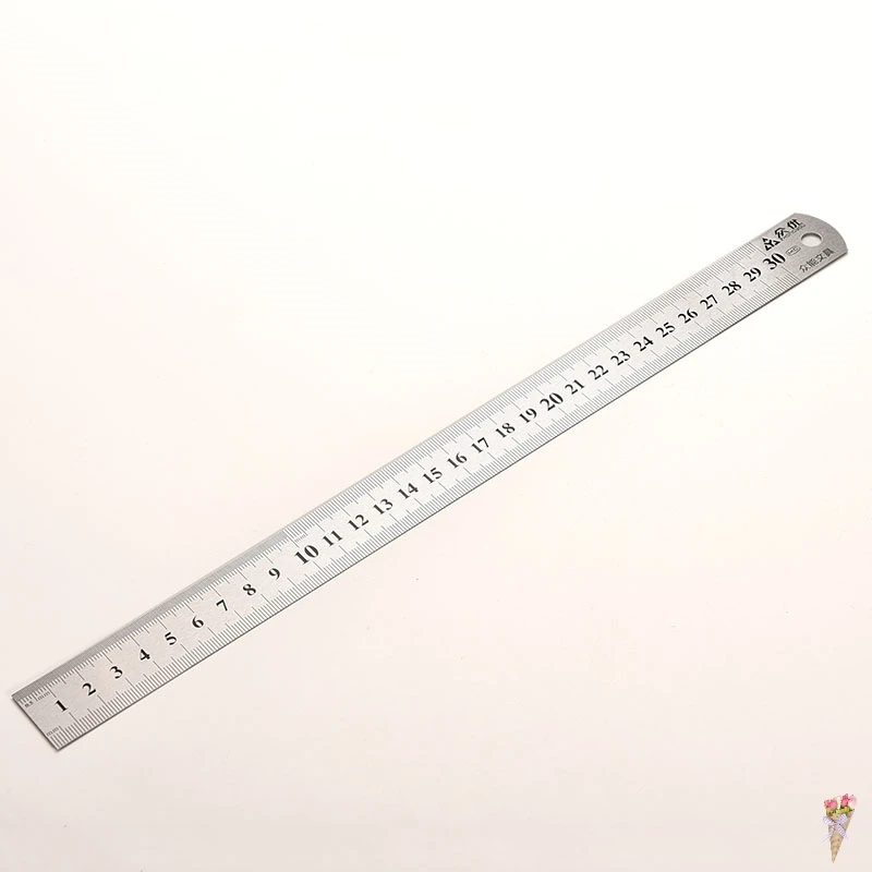Sewing Foot Sewing 30cm Stainless Steel Metal Straight Ruler Ruler Tool Precision Double Sided Measuring Tool