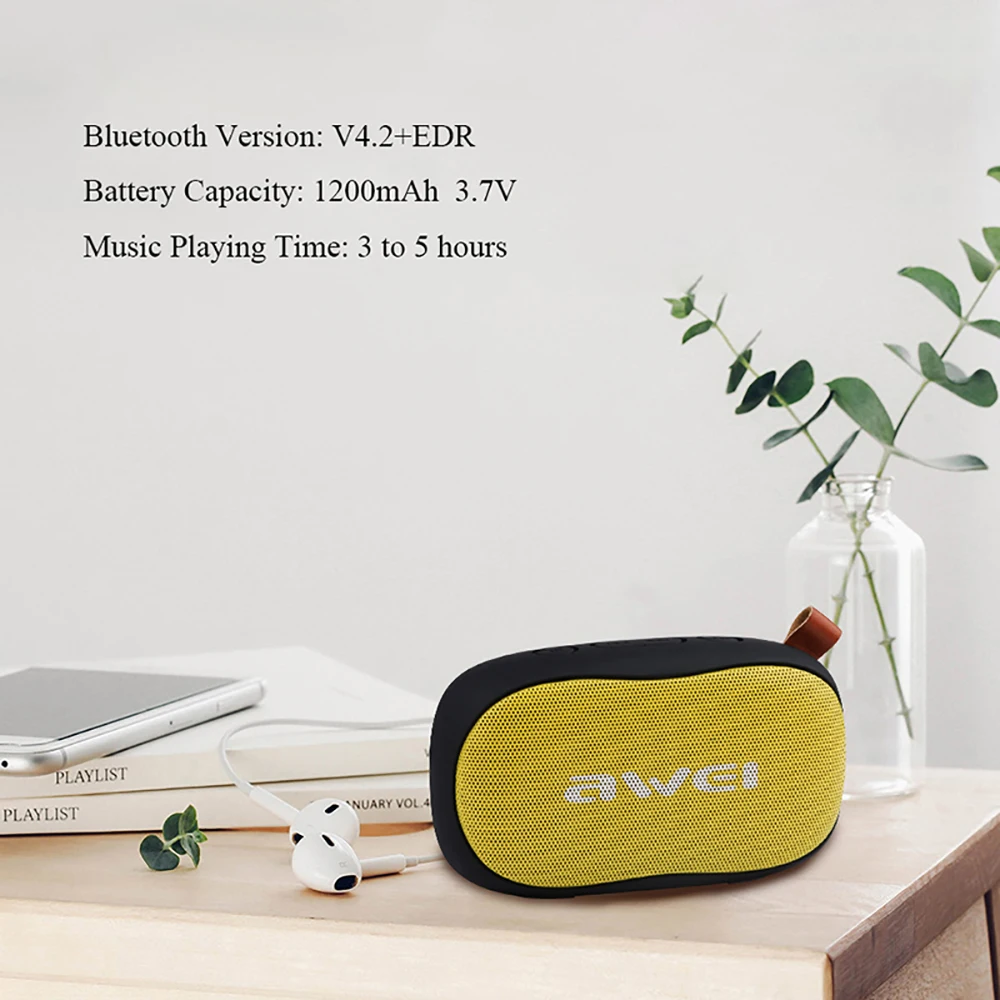 Bluetooth Колонка Awei Y900 4 2 + EDR с поддержкой TF карты|Портативные колонки| |