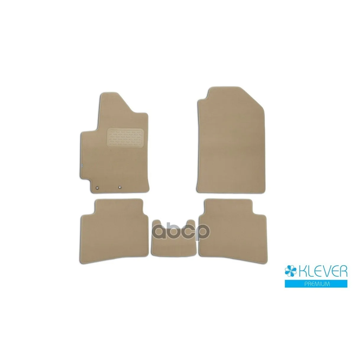 Коврики В Салон Klever Premium Hyundai Solaris-, Сед., 5 Шт.(Текстиль, Бежевые) Klever арт. KLEVER04206122112kh