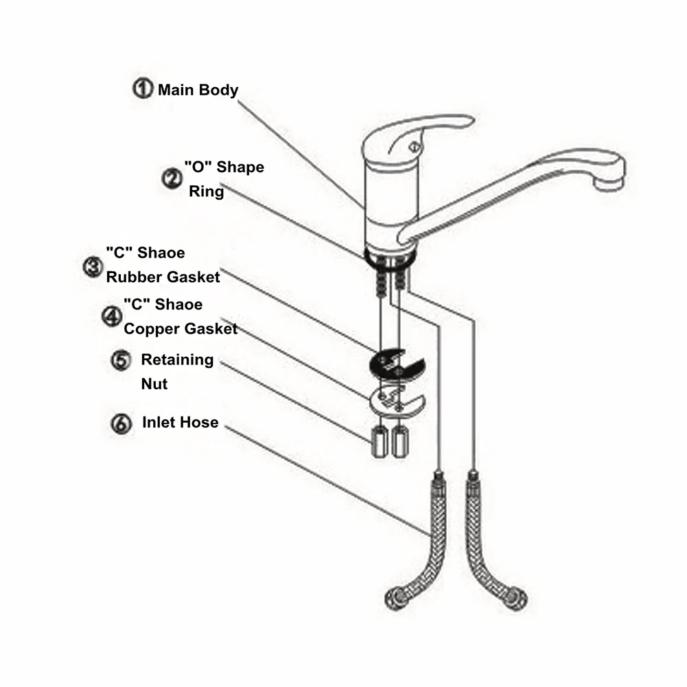 Antique Copper Bathroom Basin Faucet Deck Mounted Hot N Cold Water Facuet Hight 290mm Mixer Tap With Braided Hoses Mounting Kit