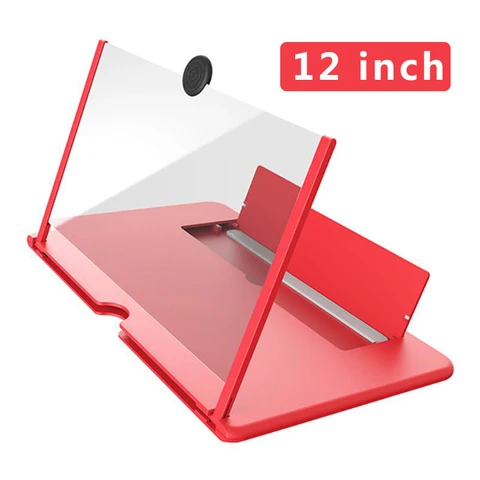 inch Folding Cell Phone Screen Magnifier Enlarged 3D Mobile Phone Screen Magnifier Radiation HD Video Amplifier Phone Stand