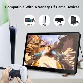 10.8 ġ 1920x1080 ޴ ġ , HDMI/USB C/Ŀ ĵ , Ʈ PS4/5 ġ  ̿ ȣȯ 