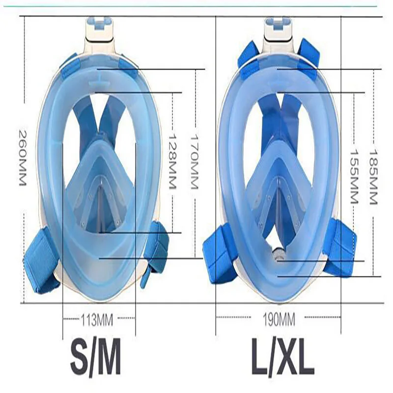 Маска для дайвинга, маска для подводного плавания, подводная противотуманная трубка для ныряния, для дайвинга, для мужчин и детей