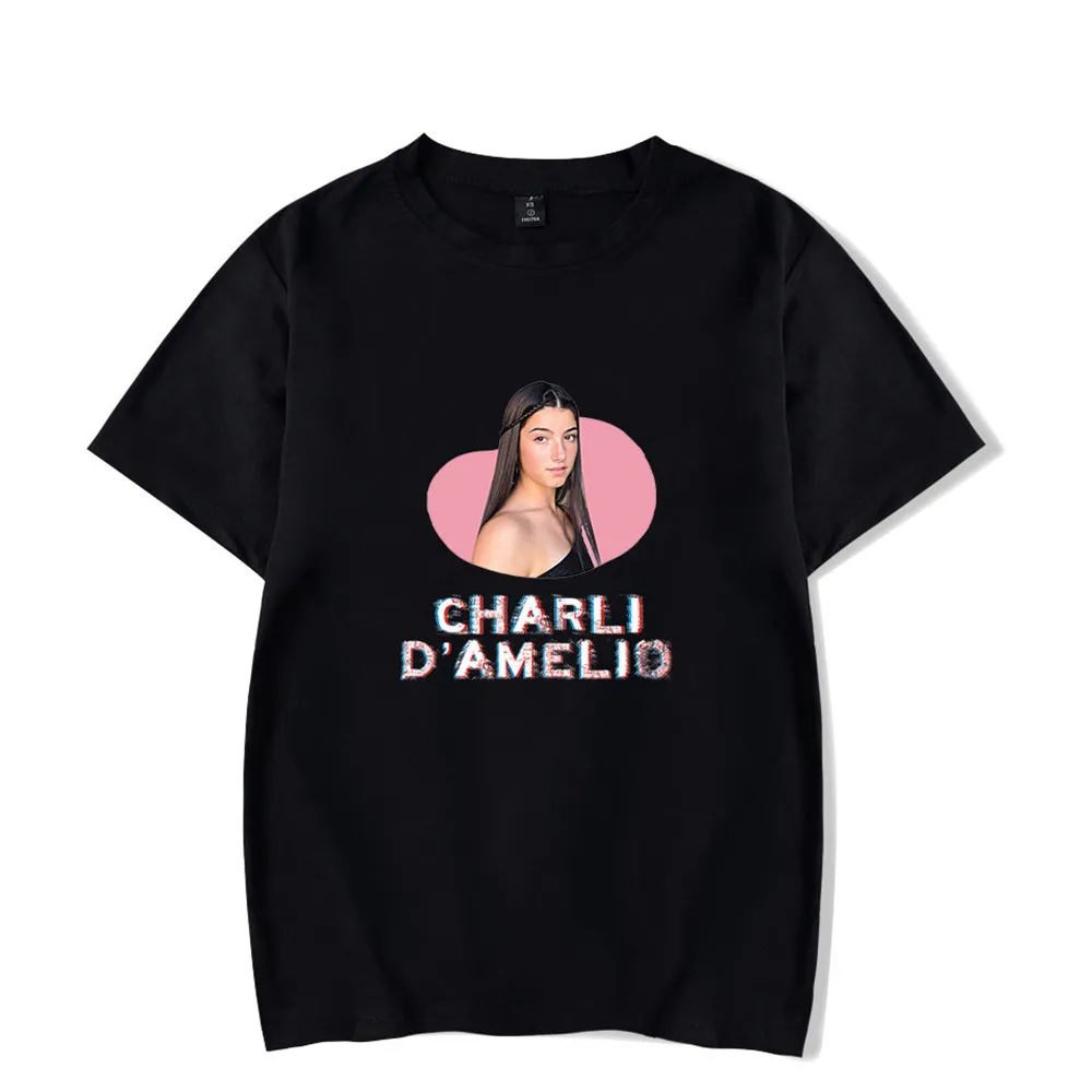 

Charli Damelio Coffee Graphic Print T Shirt Hunt Femme Korean Style Clothes Female T-Shirt