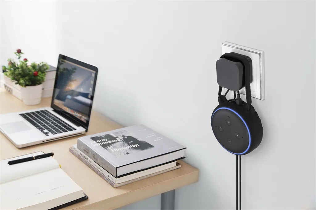 Case For Echo Dot 3rd Generation Smart Spreaker Outlet Wall Mount Hanger Holder Stand Waterproof Cover Pretective Skin | Электроника