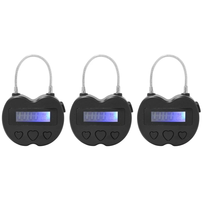 3-кратный многофункциональный электронный таймер с ЖК-дисплеем и USB-зарядкой |