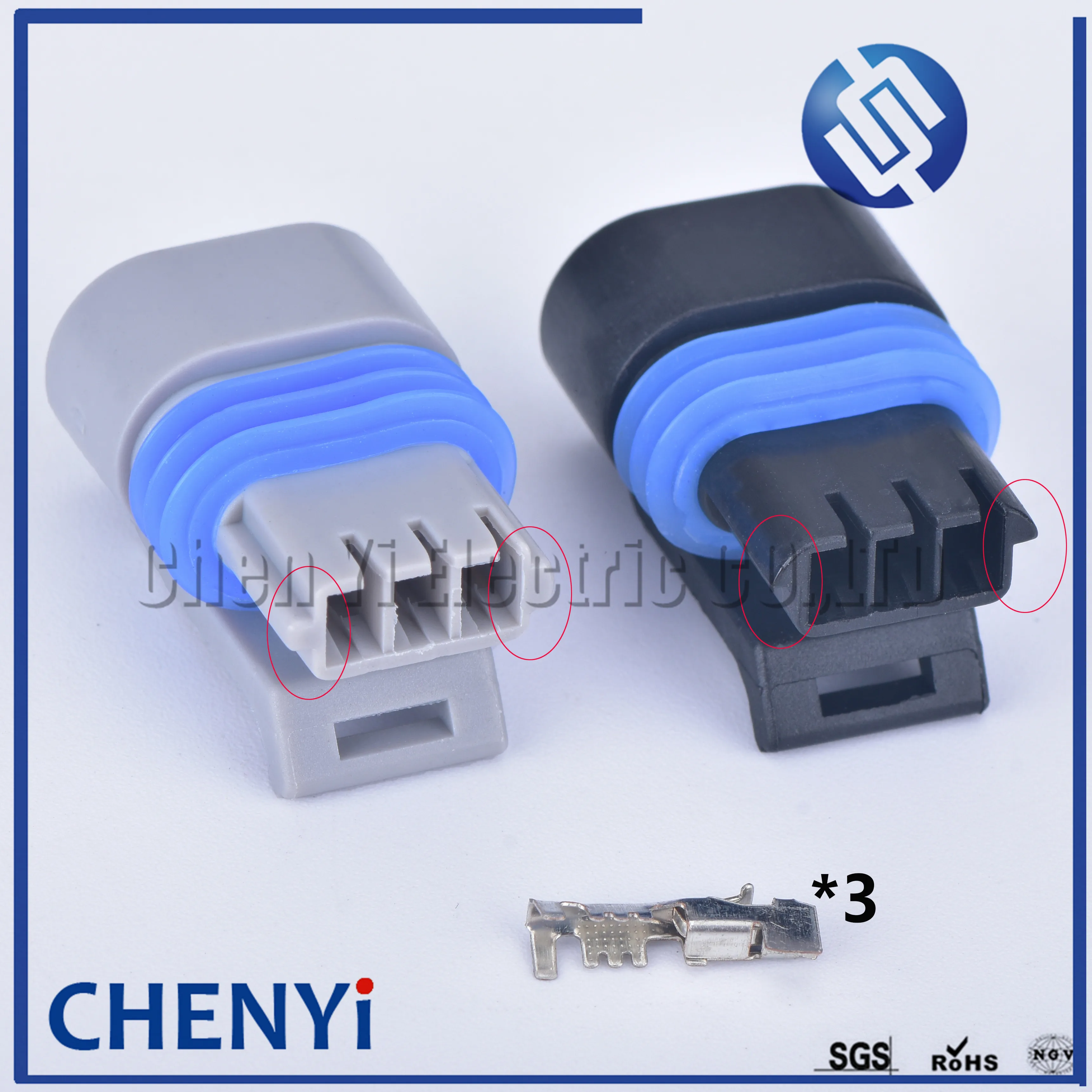 Автомобильный датчик Delphi GM 3 pin way водонепроницаемый разъем корпус жгута проводов
