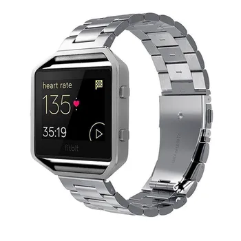

Watch Band With Frame Case Compatible With / For Fitbit Blaze (Magnetic) Adjustable Stainless Steel Wristband Wristwatch Strap