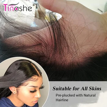 Tinashe Transparent Lace Wigs 13x6 Lace Front Human Hair Wigs Bone Straight Lace Front Wig Remy