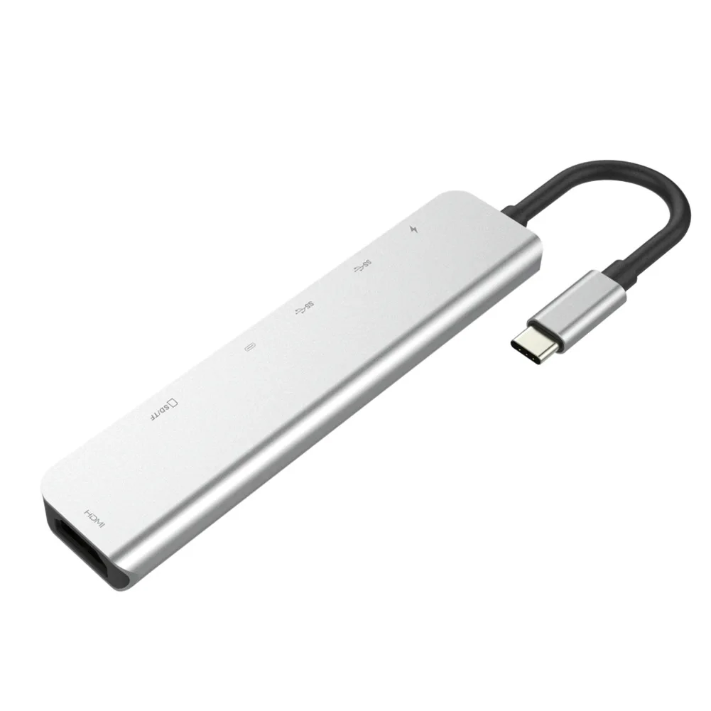 Usb type C 3 1 HDMI 4K Thunderbolt концентратор 2 USB 0 разветвитель USBC PD зарядный слот карты Micro SD
